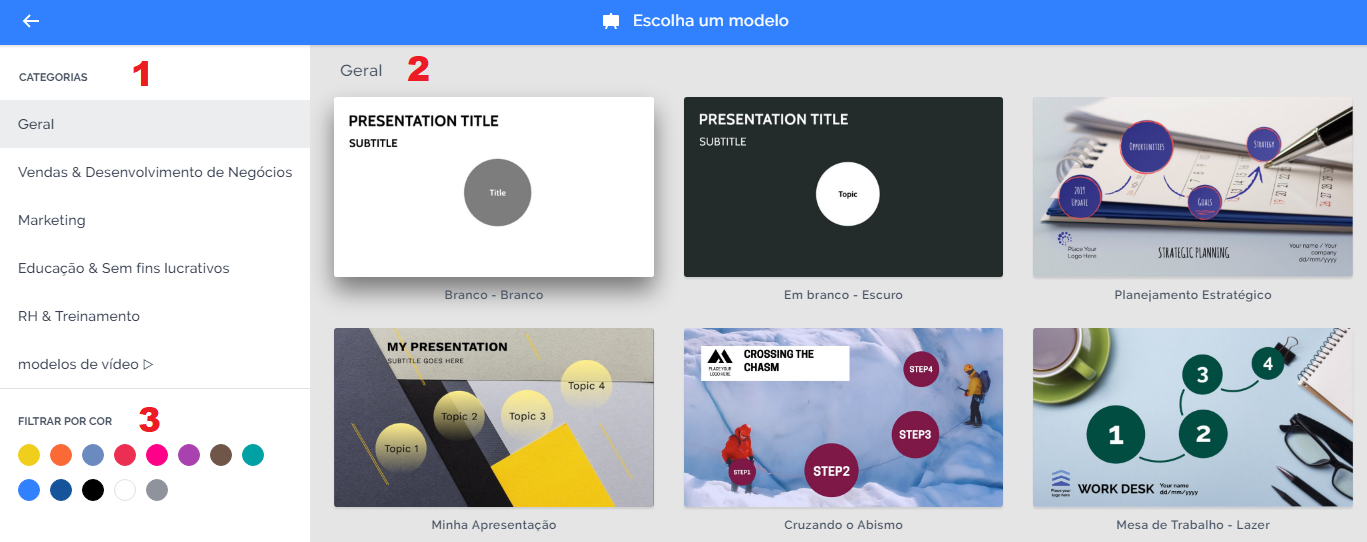 modelo escolha