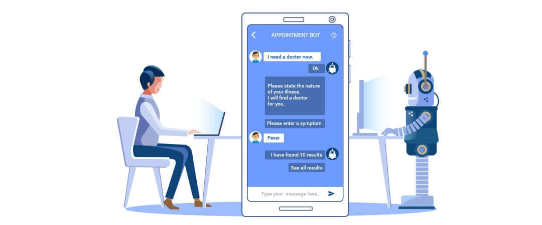 Ilustração de Chatbot