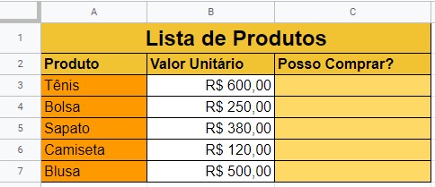 Atividade Se Comprar