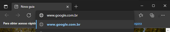 Barra Endereços