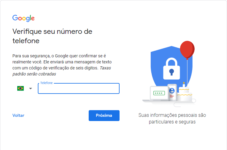 Informar telefone