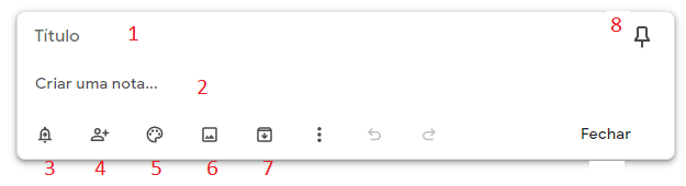 Criando uma nota