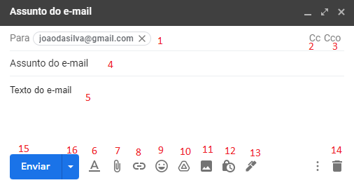 Escrever e-mail