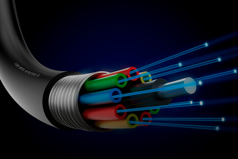 Cabo fibra óptica