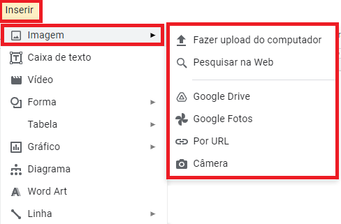 Inserindo uma imágem