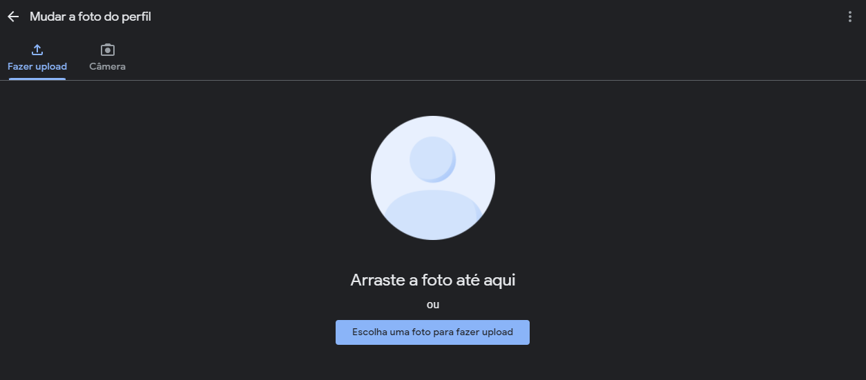 Adicionando uma nova foto