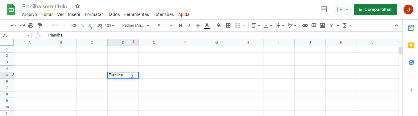 Planilha Google