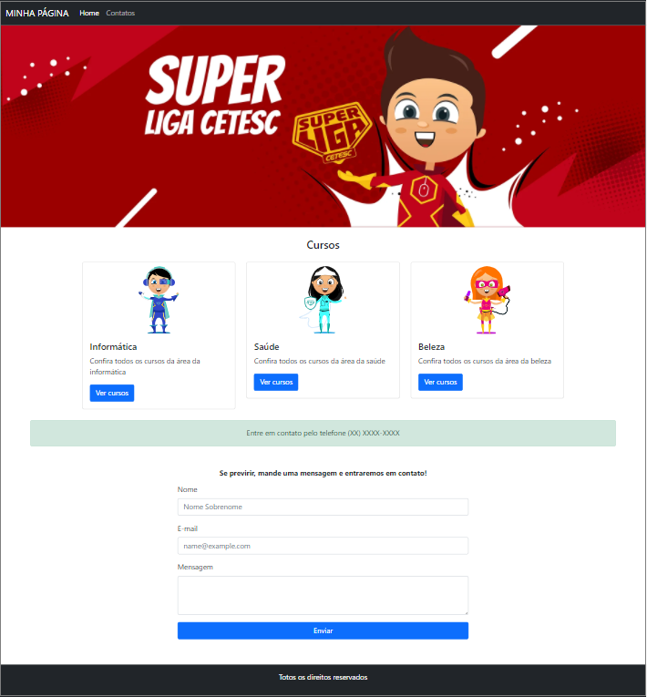 Exemplo bootstrap